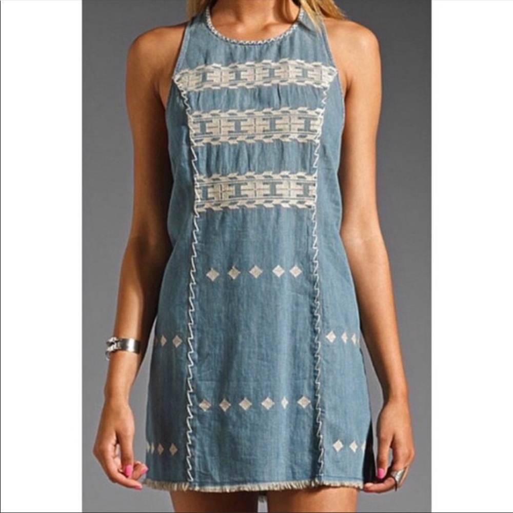 Denim Free People Dress